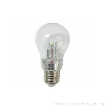 Frosted 260Lm 3W Dimmable LED Globe Bulb 2700K - 6500K E27
